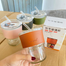 Bamboo Cup Ins Glass Wholesale Straw Cup Coffee Cup Glass Cup Gift Cup Souvenir Net Red Water Cup image