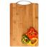 Bamboo Cutting And Choping Board With Stainless Steel Handle image