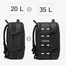 Bange Expandable Laptop Backpack (Black) 15.6 Inch image