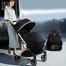 Bao Bao Hao New TOBY QZ1 Portable Stroller Luggage Prams - Black image