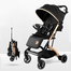 Bao Bao Hao New TOBY QZ1 Portable Stroller Luggage Prams - Black image