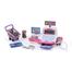 Baoli Children Pretend Toy Shopping Electronic Cash Register Realistic Actions And Sounds image