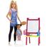 ​Barbie Art Teacher Playset with Blonde Doll, Toddler Doll, Easel and Accessories image