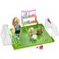 Barbie Chelsea Soccer Playset Football Playset with Chelsea doll and 2 puppy 6-Inch Blonde in Soccer Uniform image
