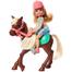 ​Barbie Club Chelsea Doll and Horse 6-Inch Blonde Wearing Fashion and Accessories Gift for Kids image