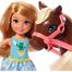 Barbie Club Chelsea Doll and Horse 6-Inch Blonde Wearing Fashion and Accessories Gift for Kids image