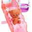 Barbie Club Chelsea Doll and Swing Set Playset with 2 Swings and Slide Plus Teddy Bear Figure Gift for Kids image