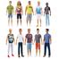 Barbie DWK44 Ken Fashionistas Doll Assortment image