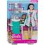 Barbie Dentist Doll, Blonde and Playset with Blonde Patient Small Doll, Sink, Chair and More, Career-Themed Toy image