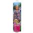 Barbie Doll Blonde Hair Fashionista Wearing Dress with Pink Hearts and shoes image
