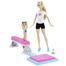 Barbie Doll as Gymnastic Teacher with Balance Beam and Student image