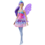 Barbie Dreamtopia Fairy Fashion Doll And Accessories Purple Hair With Removable Skirt Headband And Wings image
