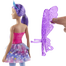 Barbie Dreamtopia Fairy Fashion Doll And Accessories Purple Hair With Removable Skirt Headband And Wings image