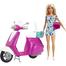 Barbie GBK85 Doll and Scooter image