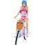 Barbie HBY28 Doll And Bike Playset image