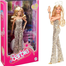 Barbie HPJ99 Gold Disco Jumpsuit-Barbie The Movie Barbie The Movie Doll, Margot Robbie as Barbie image