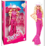 Barbie HPK00 Pink Western Outfit, Movie Collectable Barbie The Movie Doll, Margot Robbie as Barbie, Collectible Doll Wearing Pink Western Outfit with Cowboy Hat image