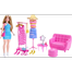 Barbie HPL78 Fashion Set with Doll and Wardrobe Set image
