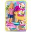 Barbie Newborn Pups Doll And Pets Playset, Pet Dog Gives Birth To Puppies, Blonde image