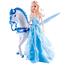 Barbie Princess Doll with Horse Carriage Beautiful Music and Light Nice gift For Kids Girls image