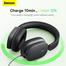 Baseus Bowie H1 Noise-Cancelling Wireless Headphones (NGTW230013)-Gray image