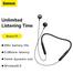 Baseus Bowie P1 Half In-ear Neckband Wireless Earphones (NGPB000001)-Black image