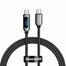 Baseus Display Fast Charging Data Cable Type-C to Type-C 100W 1m (CATSK-B01)-Black image