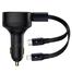 Baseus Enjoyment Retractable 2-in-1 Car Charger (CGTX000001) image