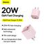 Baseus GaN3 Fast Charger 1C 20W CN Pink image