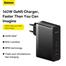 Baseus GaN5 Pro Fast Charger 2C U 140W EU Black(With Superior Series Fast Charging Data Cable) Type-C to Type-C 240W 48V/5A 1m(CCGP100201) -Black image
