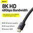 Baseus High Definition Series HDMI 8K to HDMI 8K Adapter Cable 5m (WKGQ040201) Black image