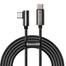 Baseus Legend Series Elbow Fast Charging Data Cable Type-C to Type-C 100W 2m Black CATCS-A01 image