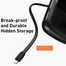 Baseus Qpow Pro 20000mAh 20W Digital Display Power Bank With Built-In Lightning Cable image