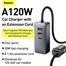 Baseus Share Together PPS multi-port Fast charging car charger with extension cord 120W 3U Plus1C (CCBT-B0G)-Gray image