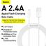 Baseus Superior Series Fast Charging Data Cable USB to iP 2.4A 1m (CALYS-A02)- White image