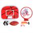 Basketball Play Set Toy for Kids 2 in 1 Adjustable Height 110-140 CM withy Ball and Pumper (666-6C) image