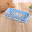 Bathroom Shelf Plastic Toilet Bathroom Vanity Wall Hanging Storage Rack Basket No Trace Stickers image