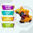 Battery Operated Transformer Robot Car Toy (battery_robot_car_diamond_yellow) image