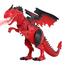 Battery Operated Walking Fire Dragon Toy with Shaking Head, Light Up Eyes and Sounds image