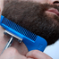 Beard Shaping Tool Hair Styling Template Shaping Comb for Hair Beard Trimming Lines Modelling Tools Hair Shaving Comb Brush image