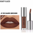 Beauty Glazed Matte Waterproof Long Lasting Liquid Lipstick -110#Dark Brown image