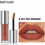 Beauty Glazed Matte Waterproof Long Lasting Liquid Lipstick -103# TEA ORANGE image