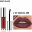 Beauty Glazed Matte Waterproof Long Lasting Liquid Lipstick -107# SANGRIA RED image