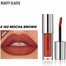 Beauty Glazed Matte Waterproof Long Lasting Liquid Lipstick -102#Mocha Brown image