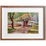 Beauty of Dhanmondi Lake Watercolor - (20x16)inches image