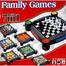 Best Family Games 7 in 1 Board Games Ludo (classic), Ludo (new version), Chess, Draughts, Backgammon, Snakes and ladders goose (213-12) image