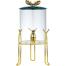 Beverage Dispenser Glass Jar Self-Service Beverage Bucket Sun Tea jar with Spigot Glass Beverage Dispenser Cold Brew Coffee Maker Juice Dispenser image