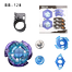 Beyblade 4D System Metal Series Fusion Top Rapidity Fight Metal Master Beyblade 4D Launcher Grip Set Collection image