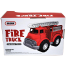 Big Plastic Toy Fire Truck For Toddlers Boys And Girls Fireman Engine Vehicle image