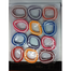 Big Size China Hair Band Trendy And Beautiful Multicolor Hair Band 10 Piece image